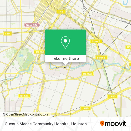 Mapa de Quentin Mease Community Hospital