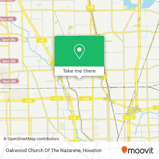 Oakwood Church Of The Nazarene map