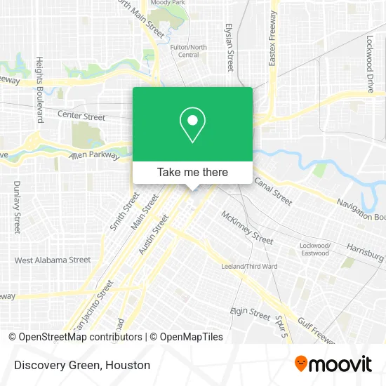 Discovery Green map
