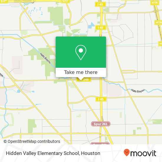 Hidden Valley Elementary School map