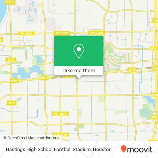 Mapa de Hastings High School Football Stadium