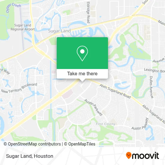 Sugar Land map