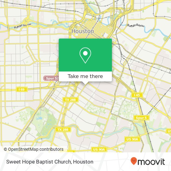 Mapa de Sweet Hope Baptist Church