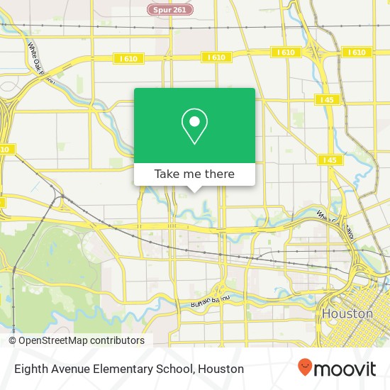 Mapa de Eighth Avenue Elementary School
