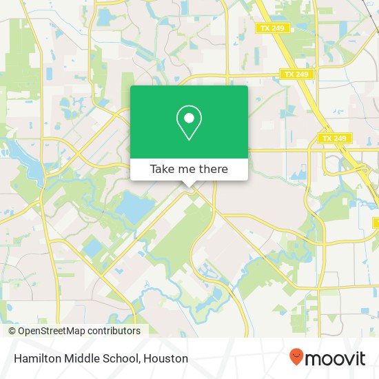 Mapa de Hamilton Middle School