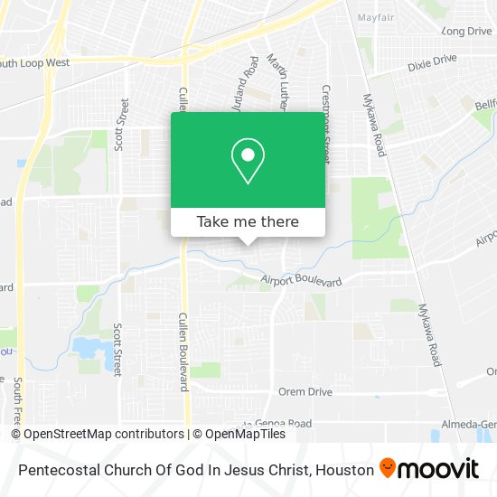 Pentecostal Church Of God In Jesus Christ map