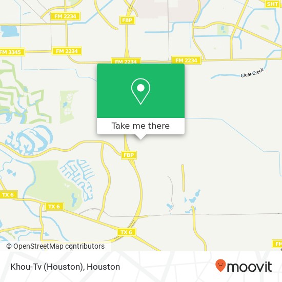 Khou-Tv (Houston) map