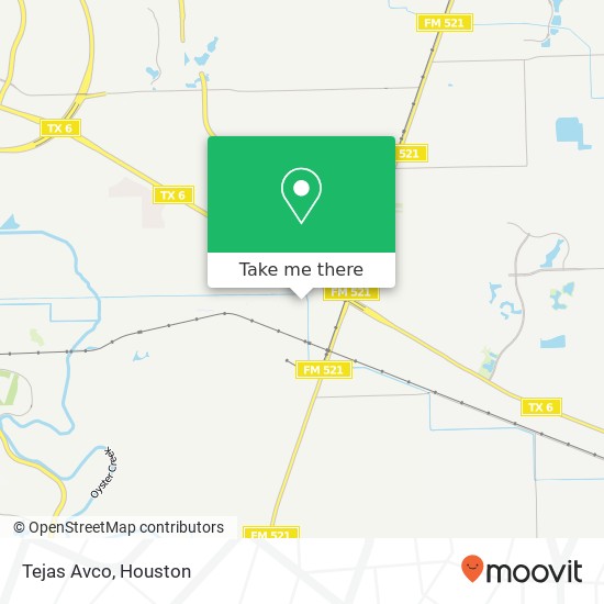 Tejas Avco map