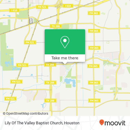 Lily Of The Valley Baptist Church map