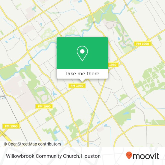 Willowbrook Community Church map