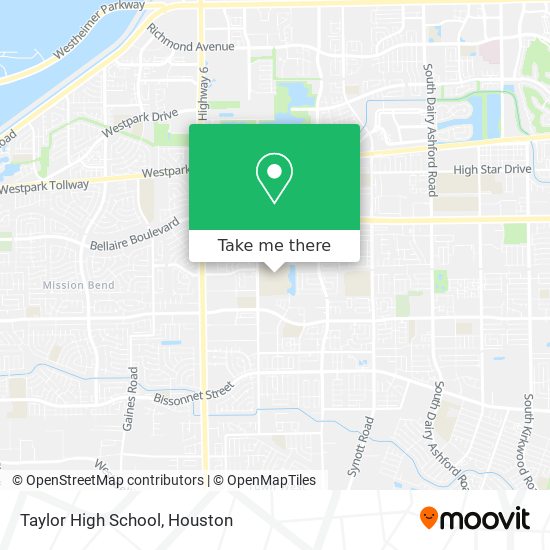 Taylor High School map