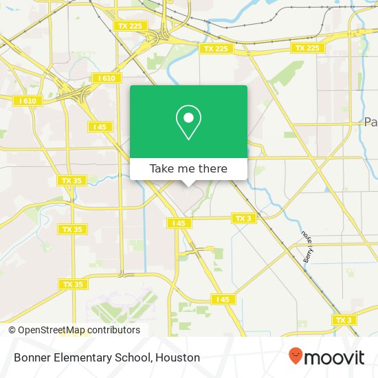 Bonner Elementary School map