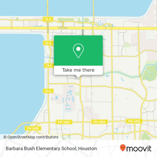 Mapa de Barbara Bush Elementary School