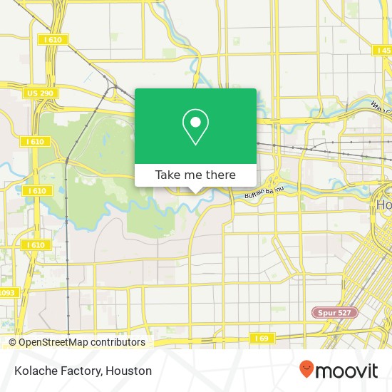 Kolache Factory map