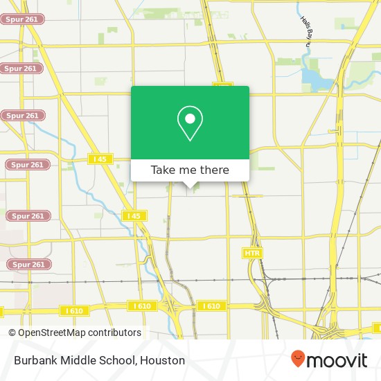 Mapa de Burbank Middle School