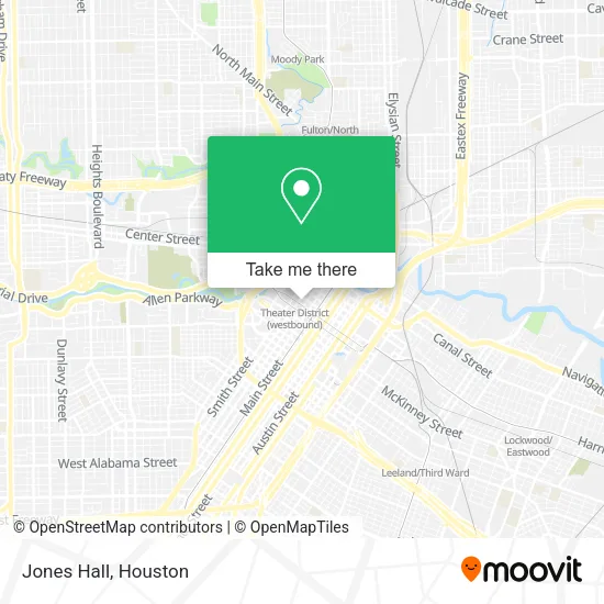 Jones Hall map
