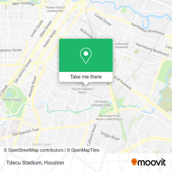 Tdecu Stadium map