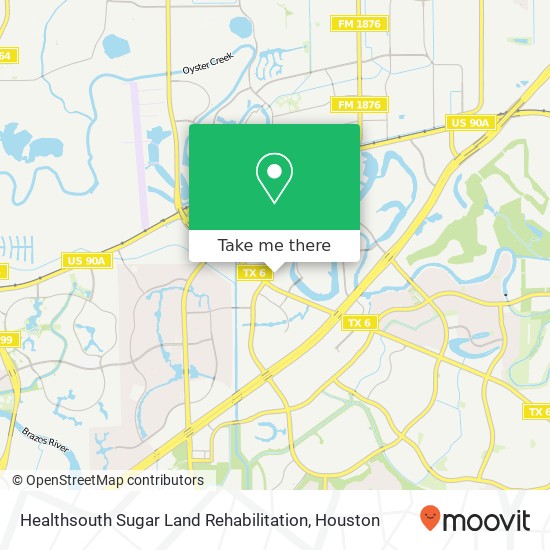 Sugar Land Medical Center map