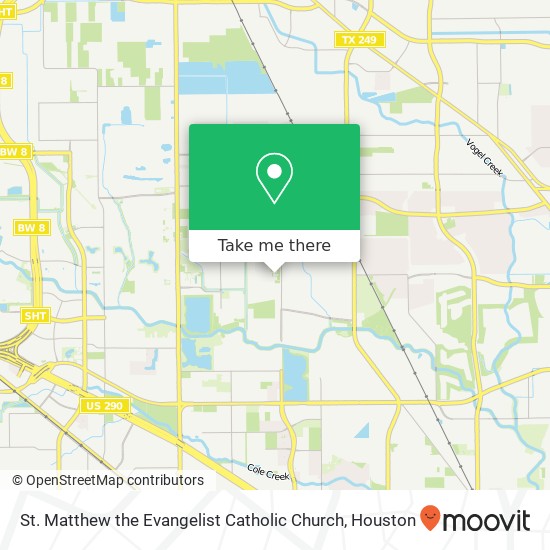 St. Matthew The Evangelist Catholic Church map