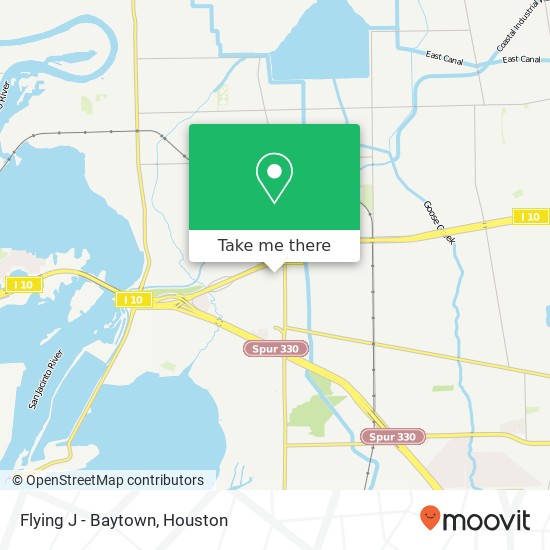 Mapa de Flying J - Baytown