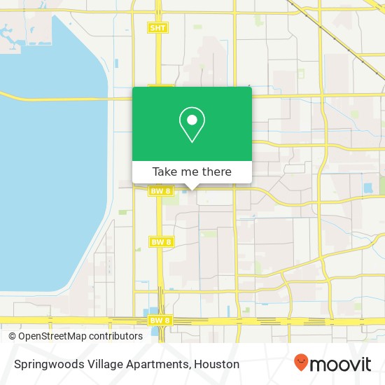 Springwoods Village Apartments map