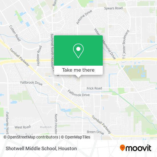 Mapa de Shotwell Middle School