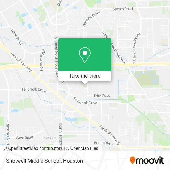 Shotwell Middle School map