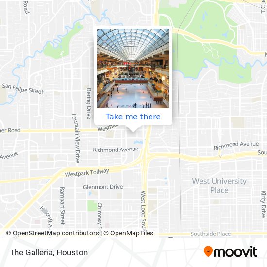 The Galleria map