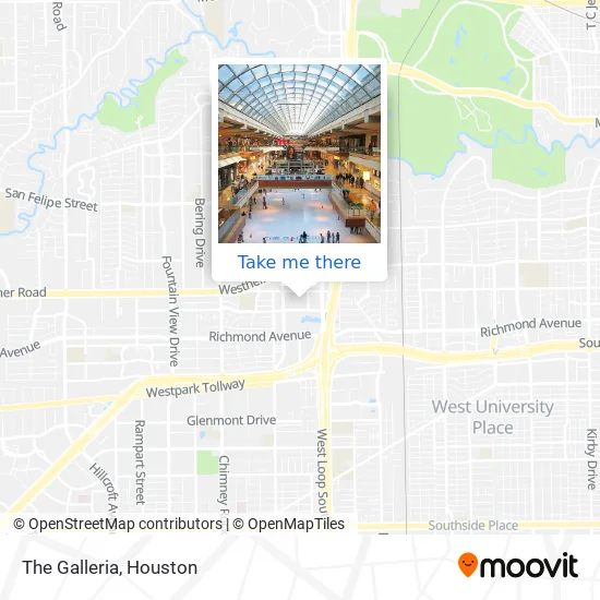 The Galleria map