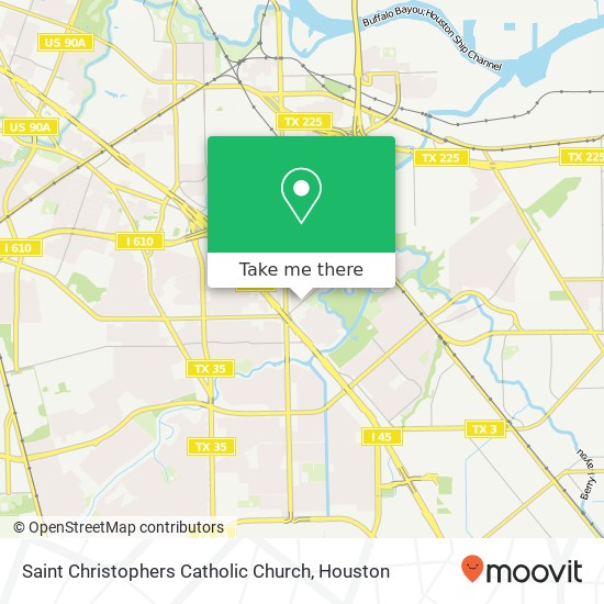 Mapa de Saint Christophers Catholic Church