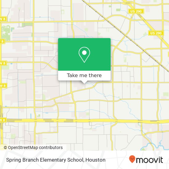 Spring Branch Elementary School map