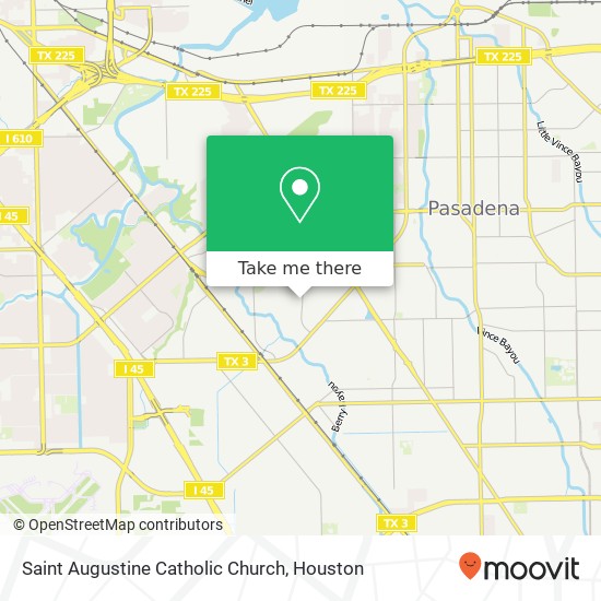 Saint Augustine Catholic Church map