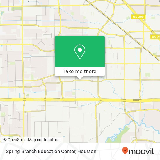 Mapa de Spring Branch Education Center