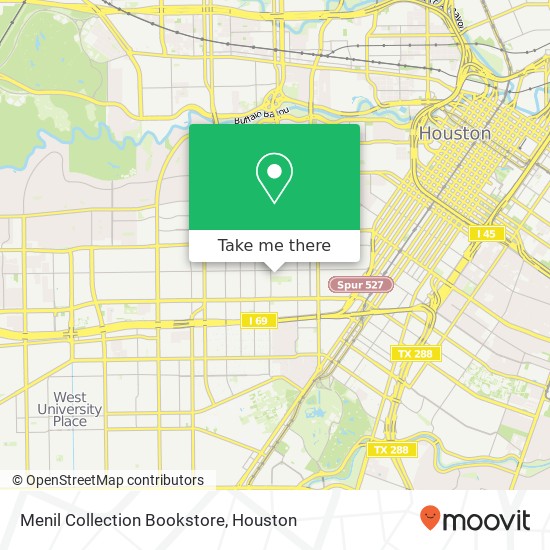 Menil Collection Bookstore map