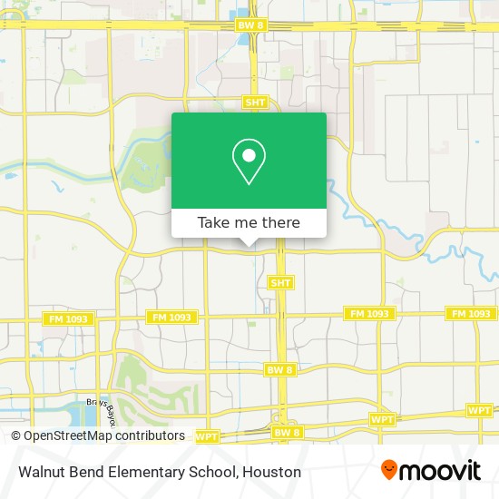 Mapa de Walnut Bend Elementary School