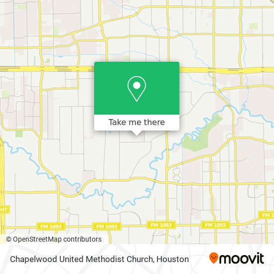 Chapelwood United Methodist Church map