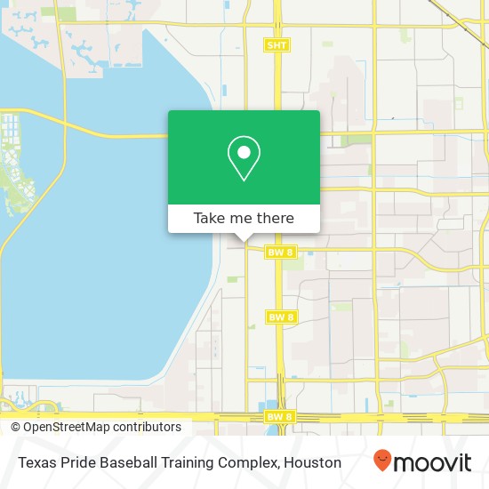 Mapa de Texas Pride Baseball Training Complex