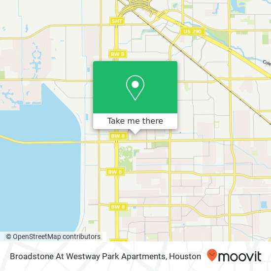 Mapa de Broadstone At Westway Park Apartments