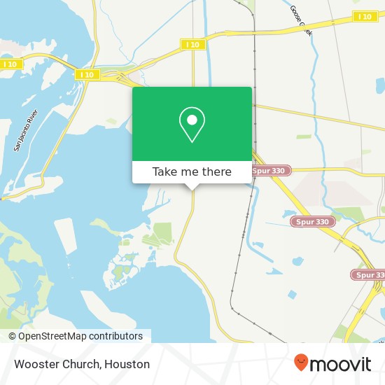 Mapa de Wooster Church