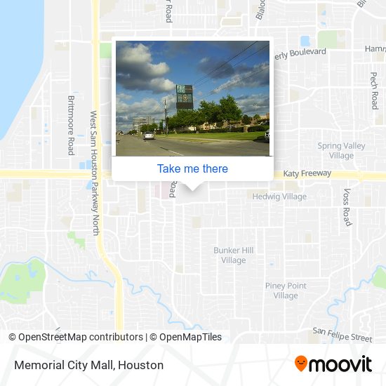 Mapa de Memorial City Mall