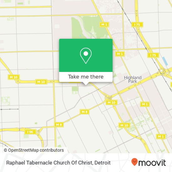 Raphael Tabernacle Church Of Christ map