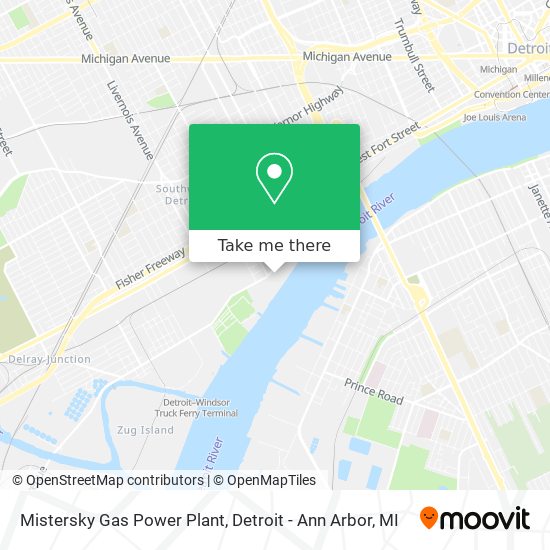 Mapa de Mistersky Gas Power Plant