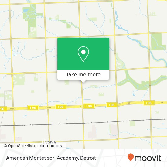 Mapa de American Montessori Academy