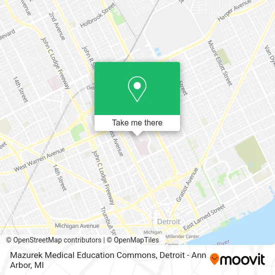 Mazurek Medical Education Commons map