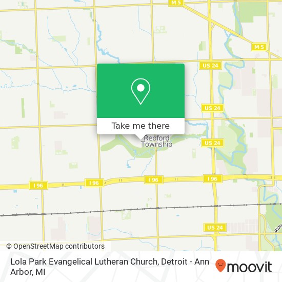 Mapa de Lola Park Evangelical Lutheran Church