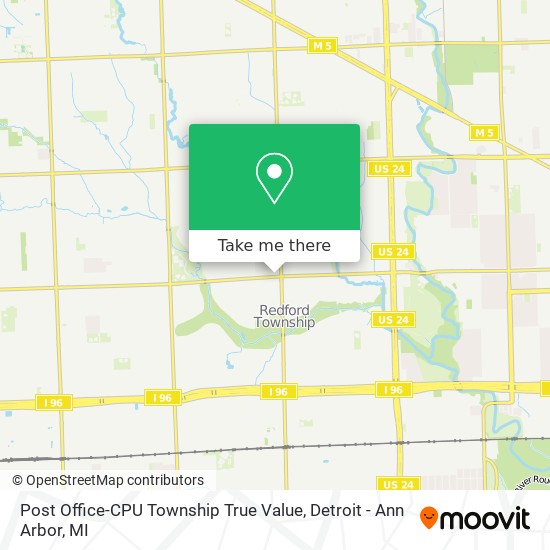 Post Office-CPU Township True Value map