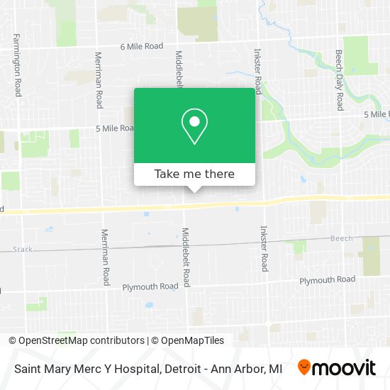 Saint Mary Merc Y Hospital map