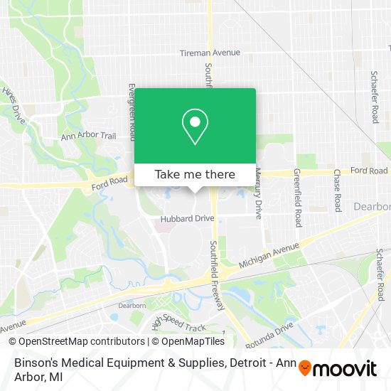 Binson's Medical Equipment & Supplies map