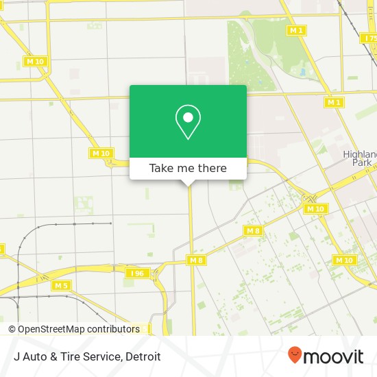 Mapa de J Auto & Tire Service