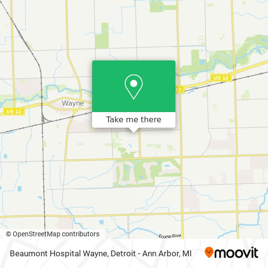 How to get to Beaumont Hospital Wayne in Detroit Ann Arbor MI